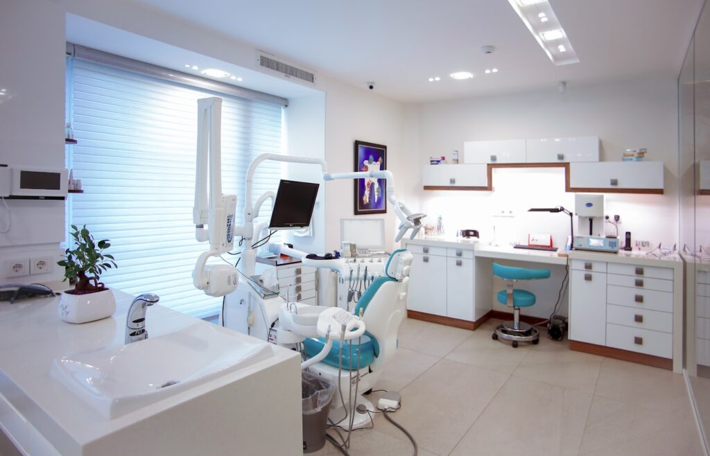 A dental treatment room
